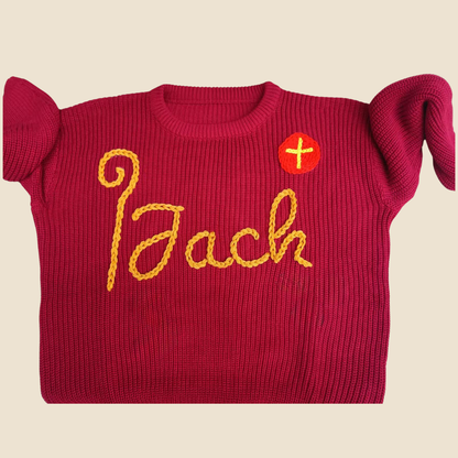 Sinterklaastrui voor kinderen met staf en mijter – Gepersonaliseerd