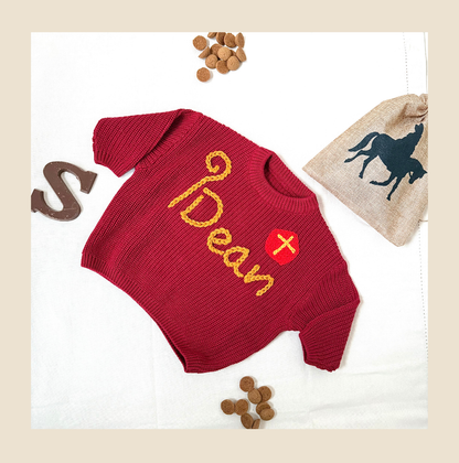 Sinterklaastrui voor kinderen met staf en mijter – Gepersonaliseerd