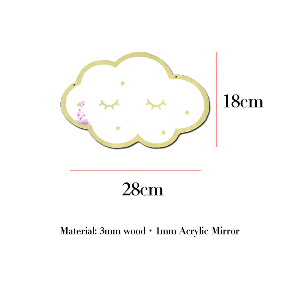 "Wolk spiegel, babykamer decor, kinderkamer spiegel, lichte spiegel"

"Speelse wolk spiegel, ontwikkelingsgerichte spiegel, visuele stimulatie"